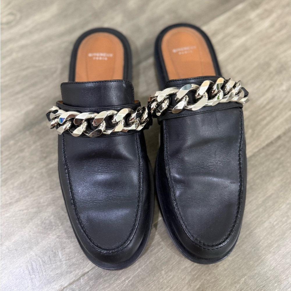 Authentic Givenchy Black Leather  mules - Picture 2 of 6